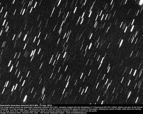 Asteroide 2013 QR1 - 21 agosto 2013