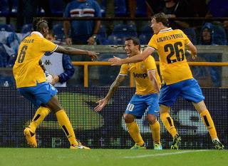 Sampdoria-Juventus 0-1 anticipo 1a giornata Serie A 2013/2014