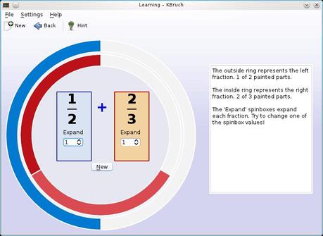 La modalità apprendimento di KBruch