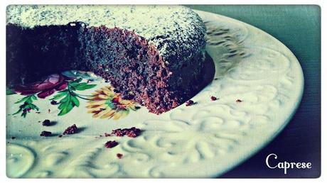 TORTA CAPRESE AL CIOCCOLATO