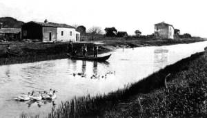 Livorno - Calambrone, Canale dei Navicelli agli inizi del 900