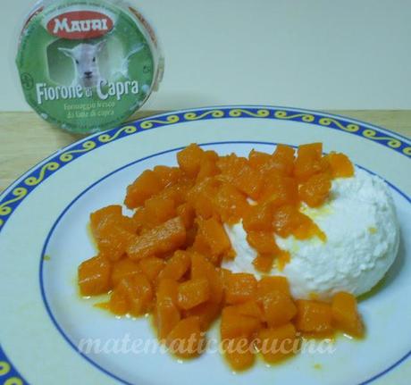 Caprini con Composta di Zucca Caprini con Composta di Zucca