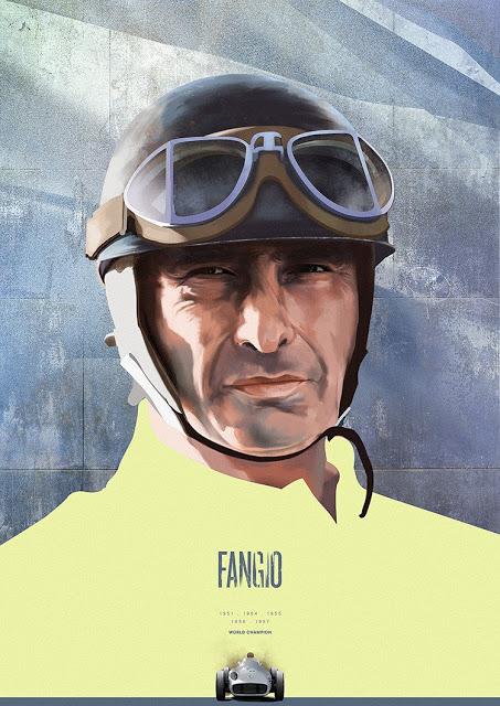 Juan Manuel Fangio Pirelli test at Monza
