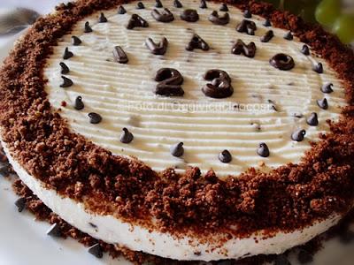 Cheesecake con Crema Vaniglia Stracciatella