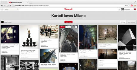Kartell su Pinterest Product design & social media: top 8 customer oriented campaigns