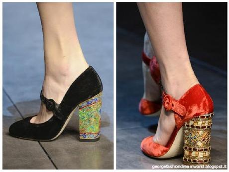 Must have f/w 13/14: Dolce & Gabbana mosaic heels.