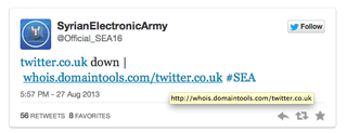 SyrianEletronicArmy! Attacco in corso a twitter!