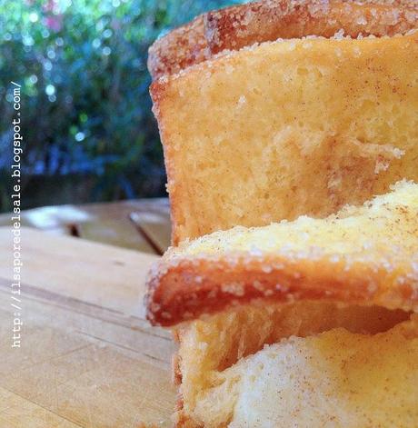 Cinnamon and sugar pull-apart bread.. un pane goloso!