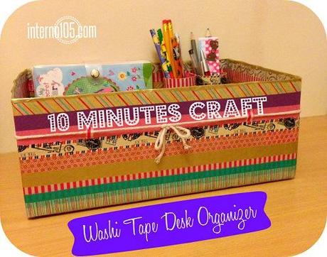 washi tape desk organizer 1