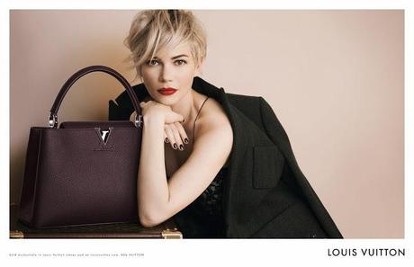 Una sensualissima Michelle Williams per Louis Vuitton