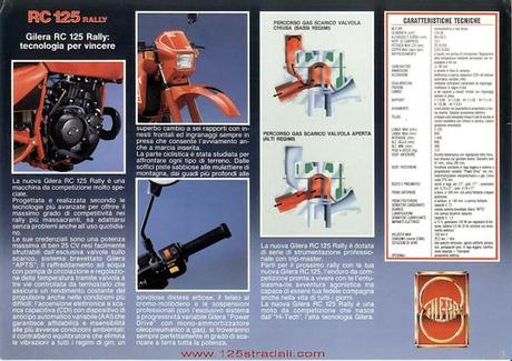 Vintage Brochures: Gilera RC 125 Rally 1987 (Italy)