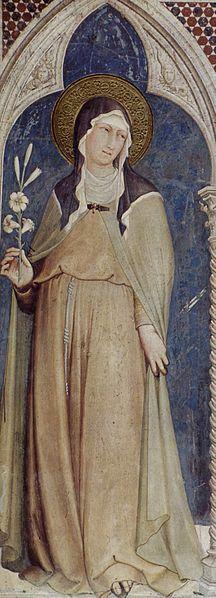 Santa Chiara d'Assisi - Simone Martini - Basilica di S. Francesco d'Assisi