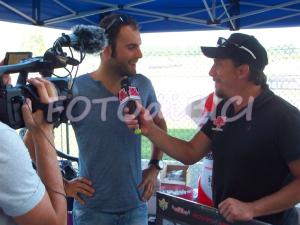 Danilo Gioia di Bike Show TV intervista Matteo Pelucchi