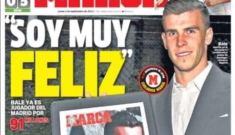 Rassegna Stampa – Marca, Bale: “Felice di essere al Real Madrid”. Alle 13.00 la presentazione