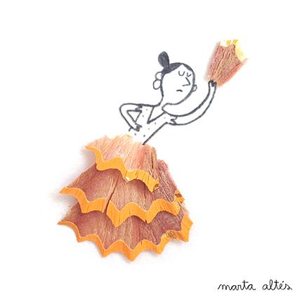 Come disegnare con gli scarti di matite temperate 130902_martaalles_4