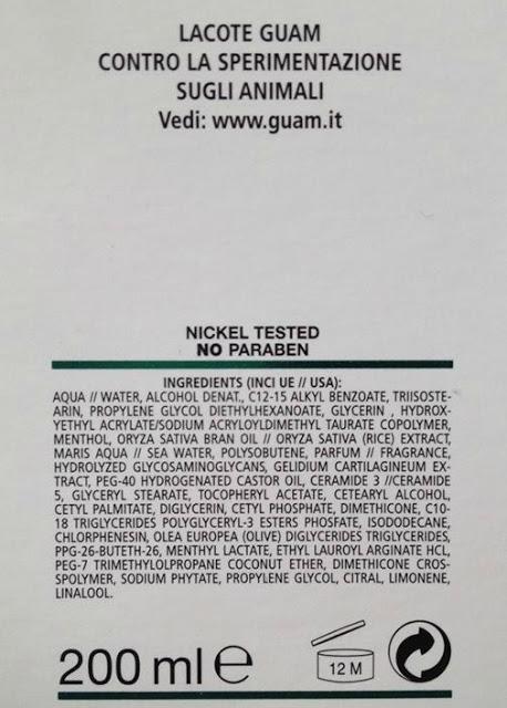[Review Guam]: Duo Crema Anticellulite Effetto Freddo