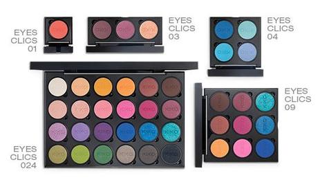 NOVITA' KIKO: nuove palette componibili Clics System e ombretti INFINITY