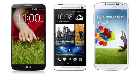  CONFRONTO: Galaxy S4 vs HTC One vs LG G2 by Telefonino.net