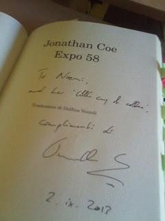 Incontro con Jonathan Coe a Milano.