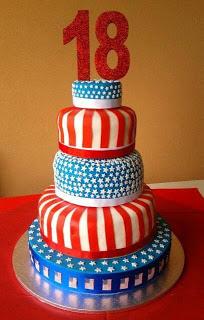 torta 18° Giorgia American party!