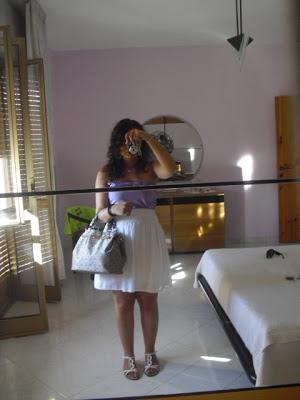 Il Mio Look di Oggi: Bianco e Lilla Il Mio Look di Oggi: Bianco e Lilla