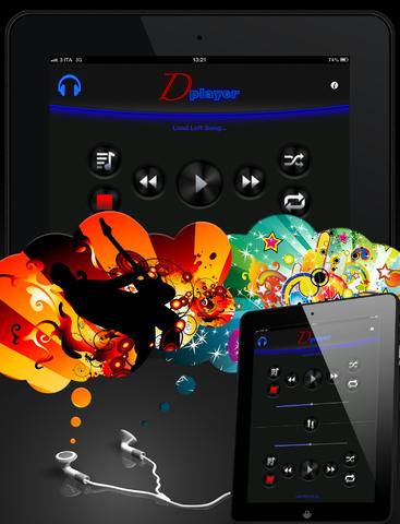 Double Player for Music with Headphones (Ascolta 2 canzoni contemporaneamente con le cuffie) iPad