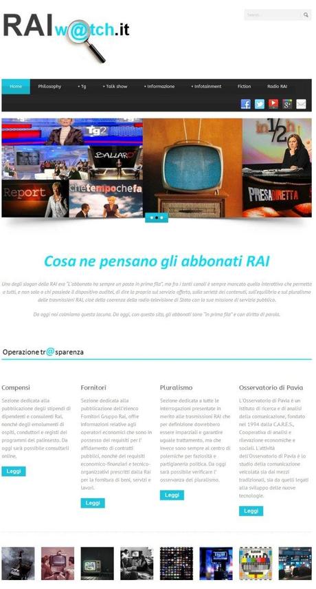 Brunetta lancia raiwatch.it per monitorare il pluralismo della Rai Brunetta lancia raiwatch.it per monitorare il pluralismo della Rai