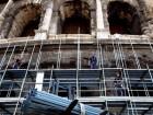 Restauro del Colosseo: arrivati i ponteggi, partono i lavori