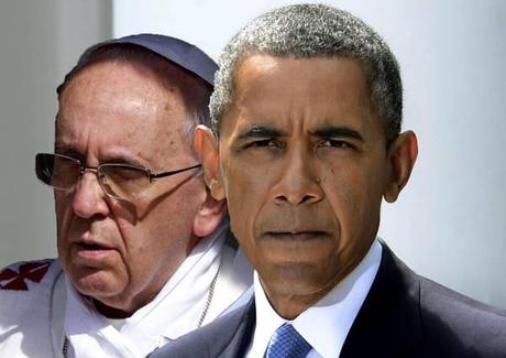 COMBO Barack Obama - Papa Francesco