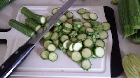 zucchine a fette 