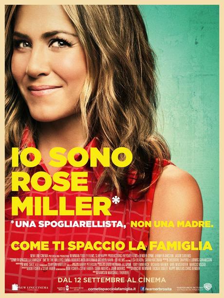 Spogliarelliste ed imbroglioni nei characters poster di Come ti Spaccio la Famiglia jennifer aniston come ti spaccio la famiglia