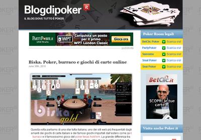 Blog di poker online