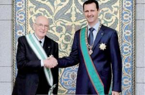 Le curiose amicizie dell’Italia: quando Napolitano (e non solo lui) elogiava Assad