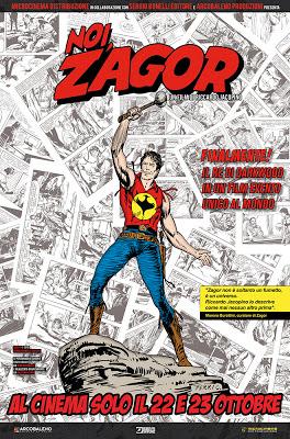 Noi, Zagor: il film-evento sull'eroe della Sergio Bonelli Editore - il 22 e 23 ottobre al cinema