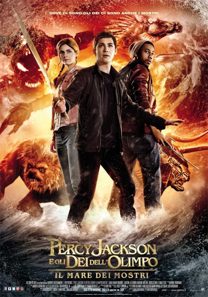 Locandina italiana Percy Jackson e gli Dei dell'Olimpo - Il mare dei mostri