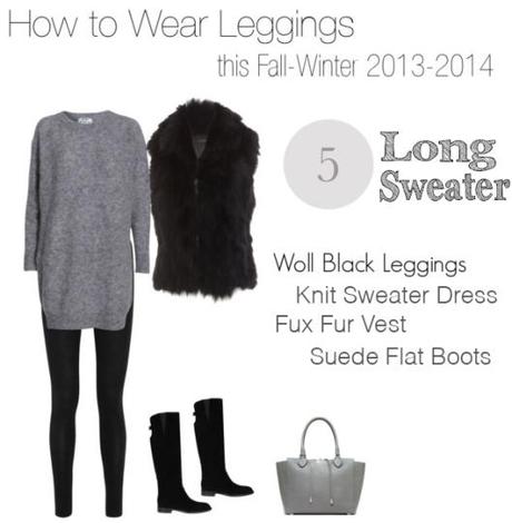 Leggings, guida all’uso: come indossarli in 5 Outfits (basic) how-to-wear-leggings-this-fall-winter-outfits-5