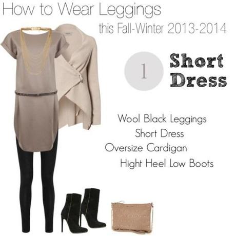 Leggings, guida all’uso: come indossarli in 5 Outfits (basic) how-to-wear-leggings-this-fall-winter-outfits-1