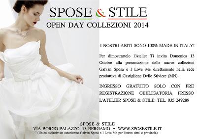 SPOSE & STILE... Open Day Collezioni 2014!