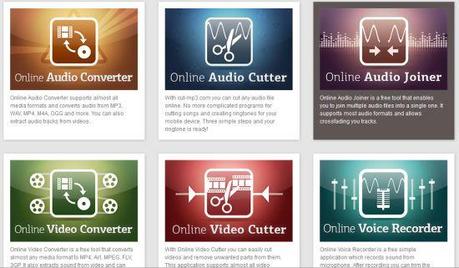 123apps - collezione online di utility per l'editing audio e video