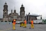 La polizia sgombera gli insegnanti a Città del Messico