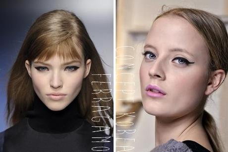 Tendenze make up autunno-inverno 2013: occhi e bocca in primo piano