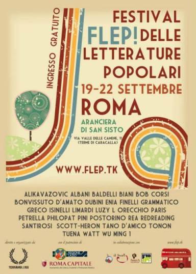 Pier Paolo Di Mino ci spiega che cos’è il Flep!, Festival delle Letterature Popolari (Roma, 19-22/09/2013)