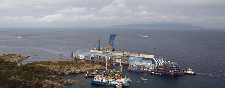 IN STREAMING LE OPERAZIONI DI ROTAZIONE DELLA COSTA CONCORDIA