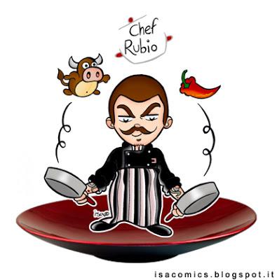 Omaggio fumettoso all'untissimo Chef Rubio! Omaggio fumettoso all'untissimo Chef Rubio!
