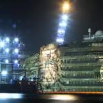 Costa Concordia in posizione verticale: missione compiuta, nave in asse