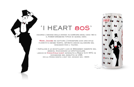 Concorso. Marc Jacobs per Coca- Cola Light per la celebrazione dei 30 anni del marchio.