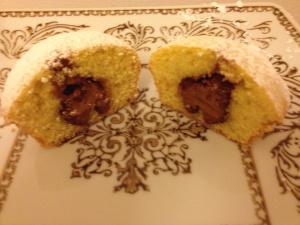 muffin cuore di biscotto