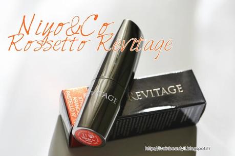 Niyo&Co.;, Rossetto Revitage Xtreme Arancio Pastello n.11 - Review and swatches