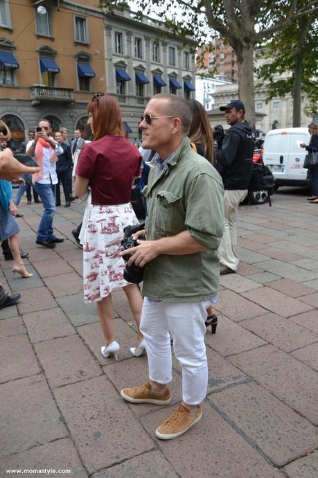 Scott Schuman Milano Fashion Week street style