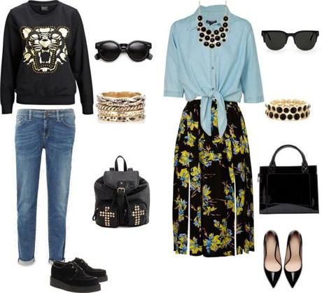 FASHION LOW COST: Flowers and Black Tigers!! FASHION LOW COST: Flowers and Black Tigers!!